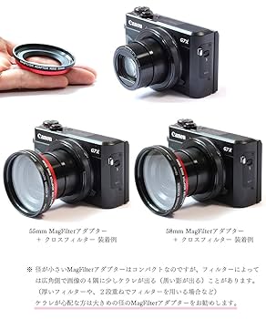 Amazon | 【コンパクト デジカメ用】 フィルターアダプター 52mm